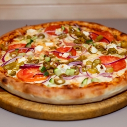 Vegetáriánus pizza